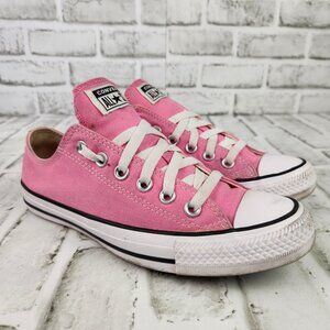 Converse Chuck Taylor All Star Women's Sz 7.5 Pink Canvas Low Top Sneakers M9007